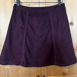 LoveRichie suede skirt